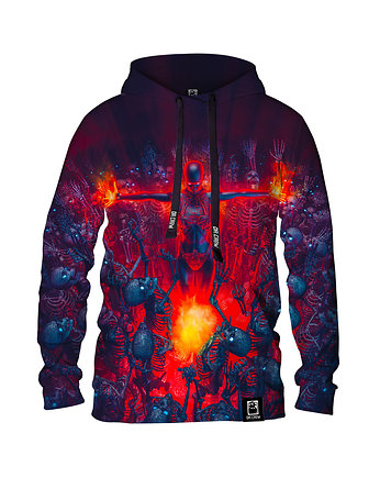 Damska Bluza z kapturem DR.CROW Skeleton Zombie, DrCrow
