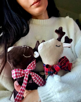 Przytulanka MILUSIA SARENKA  imię dziecka metryczka ŚWIĘTA PREZENT, Atelier Liliputki