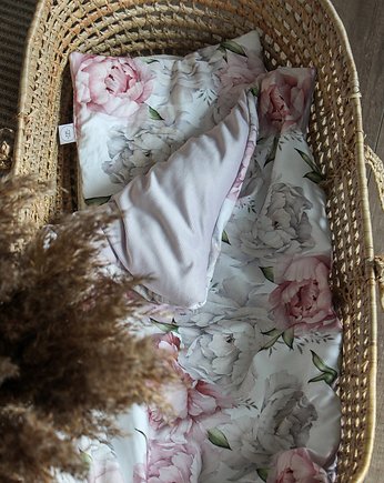 Komplet pościeli dla maluszka PEONIES, aguhandmade