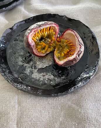 Zestaw 8 ceramicznych talerzy handmade , Vanya.arte