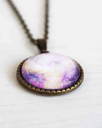 Medalion, talizman - Anielski kontakt - brąz, yenoo