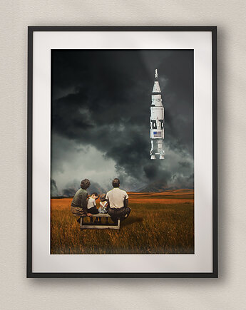 Plakat Tak wygląda przyszłość - Kolaż Fine Art, DAPIDOKA