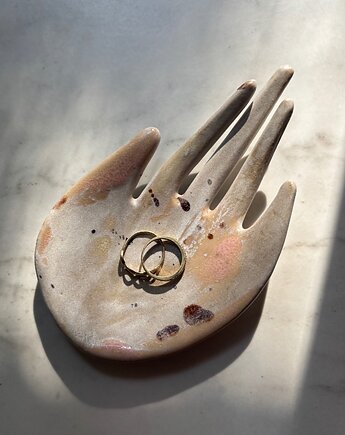 Ceramiczna Łapka Handmade Talerzyk na Biżuterię Expressionism, Maison Fragile