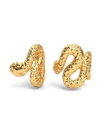 Nausznica WĄŻ -srebro,złoto,róż, ISSI Jewelry