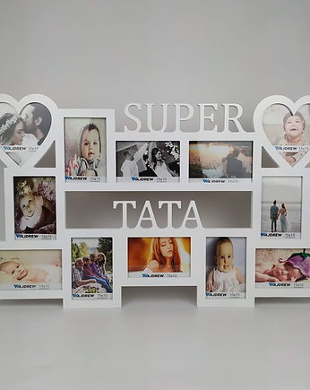 Prezent na dzień taty Ramka na zdjęcia z napisem Super Tata, Wajdrew