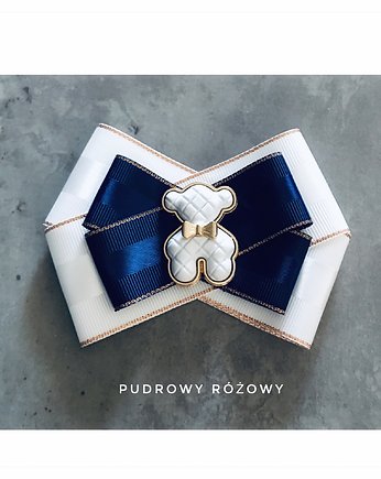 Brosza z MISIEM Nowość, Pudrowy Różowy