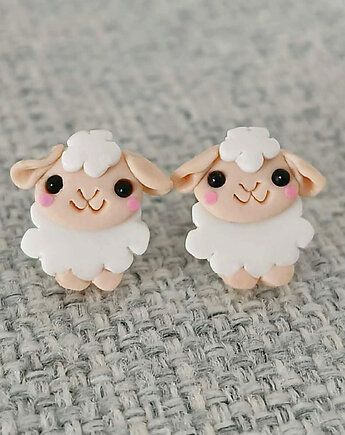 Kolczyki sztyfty Baranki, OMIFIMO