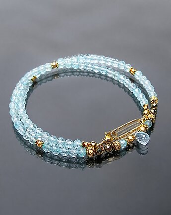 Topaz vol. 7 /choker/ 02.09.26 naszyjnik -  Szlachetna kolekcja, KiKa pracownia