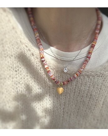 Wiosna w sercu- naszyjnik z Muszlą, Ili arte biju