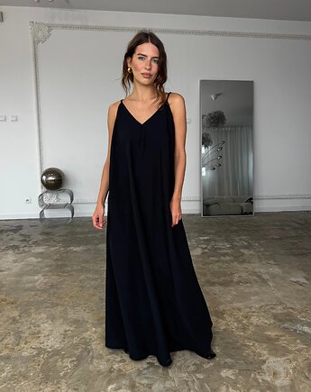 Sukienka Motion black maxi, Patchouli