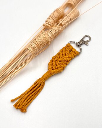 Zawieszka/brelok makrama, wu handmade