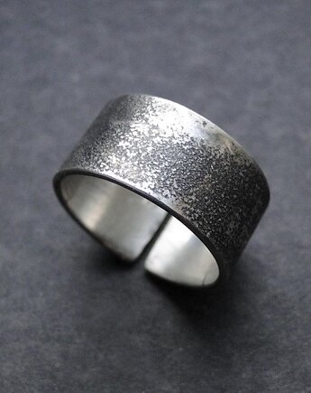 Obrączka męska surowa 002, Memero