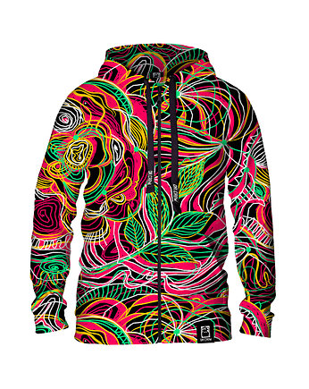 Męska Bluza Expres Zamek DR.CROW Drawn Flowers, DrCrow