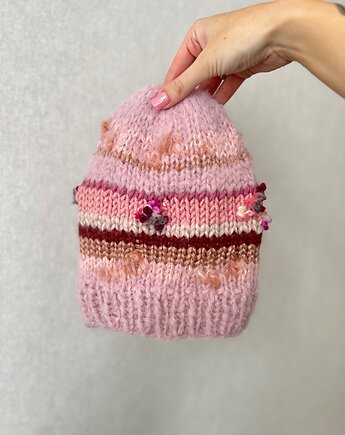 Różowa alpaka, SZYSZKA sztrykuje