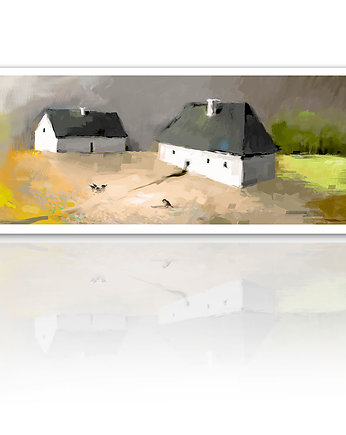 OBRAZ NA PŁÓTNIE -  120x50cm PEJZAŻ, LUdesign gallery