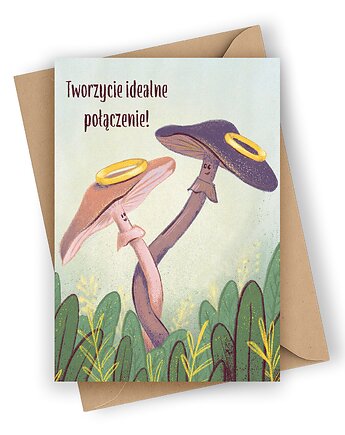 Kartka ślubna- Tworzycie idealne połączenie!, Czarna Owca Karteczki