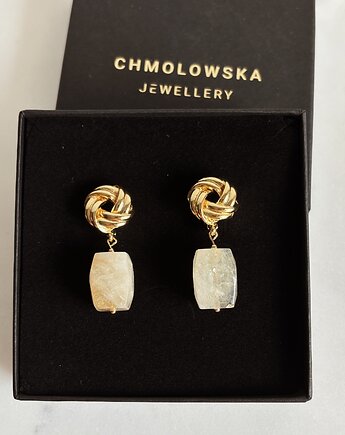 Kolczyki  z cytrynem, Chmolowska Jewellery