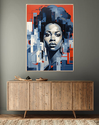 Barwy Afryki - Plakat - Druk - Abstrakcja, Surrealizm, Fotografia, Loft #47, Black Sapphire Art