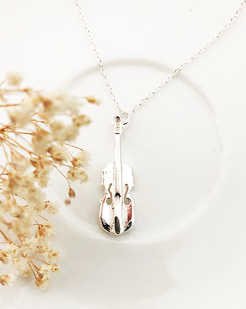 Naszyjnik ze skrzypcami, skrzypce prezent, Anemon Atelier