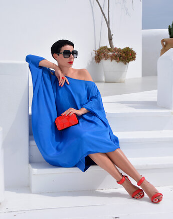 New   SUKIENKA Asymetric Blu, momo fashion