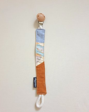 Zawieszka do smoczka z drewnianym klipsem 08, naniby