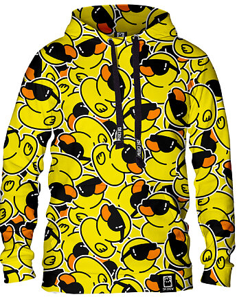 Damska Bluza z kapturem Ducks Yellow, DrCrow