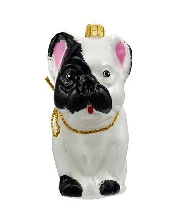 Bombka choinkowa: Buldog francuski: biały, Syn Bombkarza