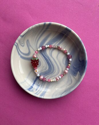 Bransoletka elastyczna z Malinką, Studio Trele