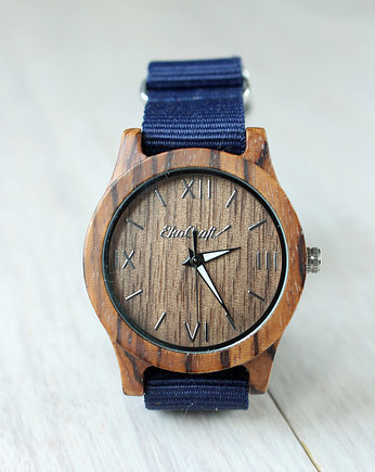 Damski drewniany zegarek DUNLIN, EkoCraft