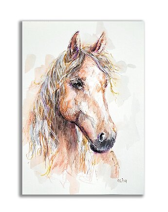 Obraz ręcznie malowany "Koń", Galeria Alma
