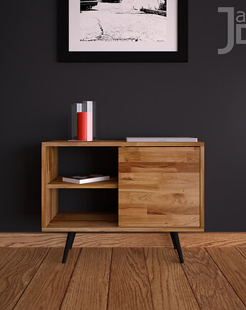 BREKK komoda skandynawska 80x62 dębowa, Jaku Design