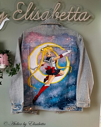 Custom - Ręcznie malowana kurtka, Atelier by Elisabetta