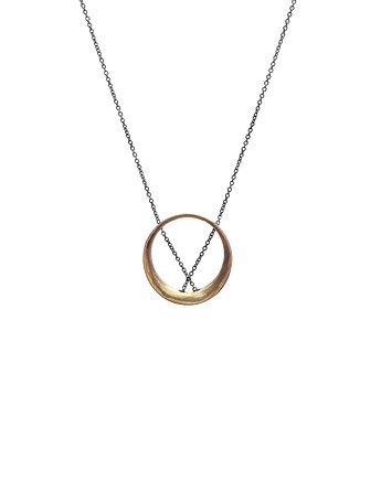 MINIMAL  necklace / brass, Filimoniuk