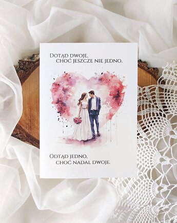 Kartka Okolicznościowa: Ślubna z Cytatem, Rabskart