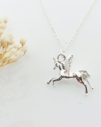 Naszyjnik z jednorożcem, srebrny jednorożec- prezent dla dziewczynki, Anemon Atelier