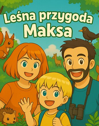 "Leśna przygoda" książeczka personalizowana, Nasza Bajeczka