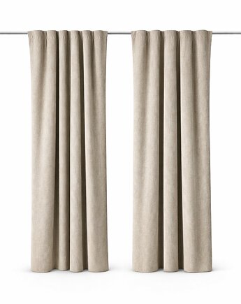 Mięsista zasłona w kolorze taupe