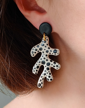 Kolczyki koralowce duże kolczyki akcesoria dla niej, prezent dla dziewczyny, Dary Rusałki