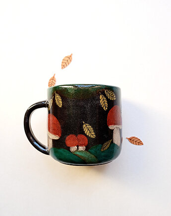 Kubek ceramiczn grzybek - borowik, Ryte Gary