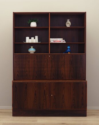 Biblioteczka palisandrowa, duński design, lata 70,  Carlo Jensen, Hundevad, Przetwory design