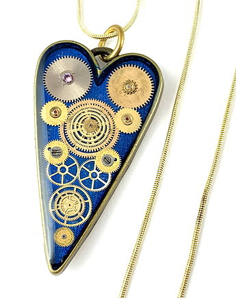 WISIOR - Sweet heart bronze (Blue) III, DROBINY CZASU