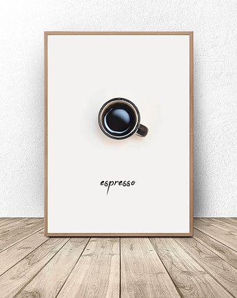 Plakat do kuchni i jadalni "Espresso" A3 (297mm x 420mm), scandiposter