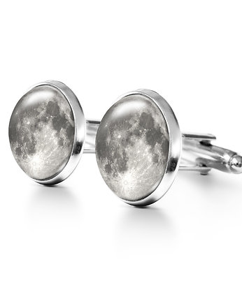 Księżyc - spinki do mankietów, yenoo