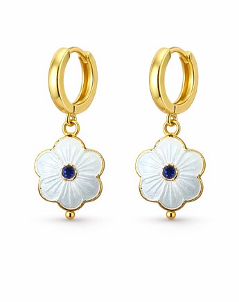 Kolczyki srebrne FORGET-ME-NOT, ISSI Jewelry