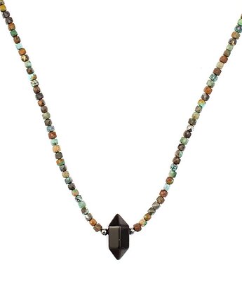 Męski naszyjnik z Turkusów z bryłą sukcesu, Kulka Bransoletki