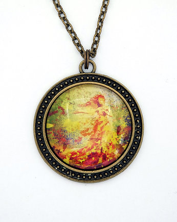 Medalion - Jesień - duży, brąz, yenoo