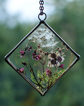 Dekor fioletowy kwadrat, MARIAELA