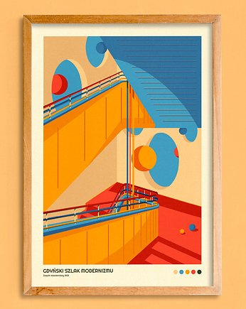 Plakat Gdyński Szlak Modernizmu, OSOBY - Prezent dla koleżanki