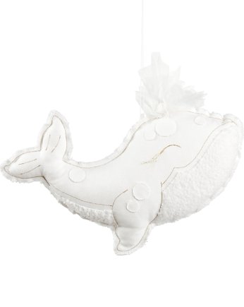 Sebastien baleine mobil Wieloryb Biały, Cotton & Sweets