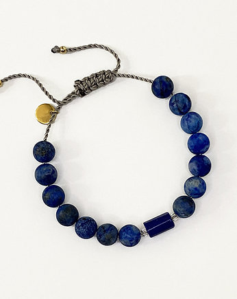 LEOTHER. Bransoletka męska - Lapis Lazuli, Leothere